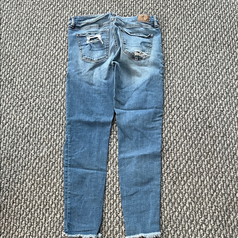 American Eagle Outfitters jrs hi-rise jeggings sz 10 - Picture 4 of 4